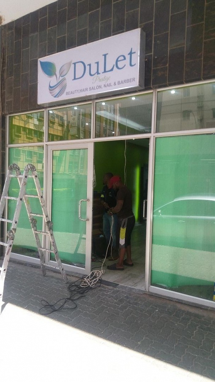 Light boxes and window vinyl